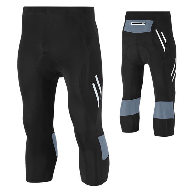Men's Compression Tights, Sweat-Wicking Fabric, Running and Cycling Tights