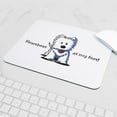 thumbnail image 5 of CafePress - Westie Heartbeat Mousepad - Non-slip Rubber Mousepad, Gaming Mouse Pad, 5 of 6