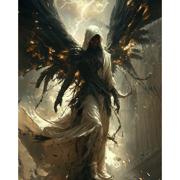 Paint by Numbers for Adults Kids Beginner Fallen Holy Spirit DIY Acrylic Painting by Numbers Kits with Brushes Acrylic Pigment Home Decoration Gifts 16 x 20 inch