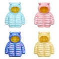 thumbnail image 3 of Winter Dazzle Coats for Kids Baby Boys Girls Light Puffer Padded Jacket Hoods Outerwear, 3 of 8