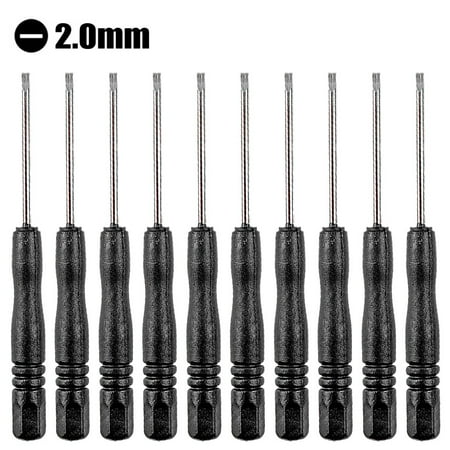 

10Pcs 3.22Inch Small Mini Screwdriver Repair Tool Slotted Cross Screwdrivers 2mm