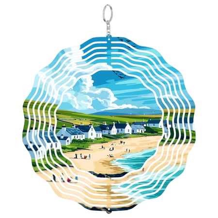 Isle Of Islay Hebrides 3D Wind Spinner Stainless Steel Kinetic Art Garden Decor Scottish Whisky Island Gift Isle Of Islay Hebrides 3D Wind Spinner Stainless Steel Kinetic Art Garden Decor Scottish Whisky Island Gift