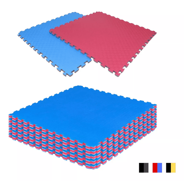 Tatami Piso Tapete de Gimnasio Artes Marciales Marthing Kit 10 piezas 100x100cm Bicolor K10TF2