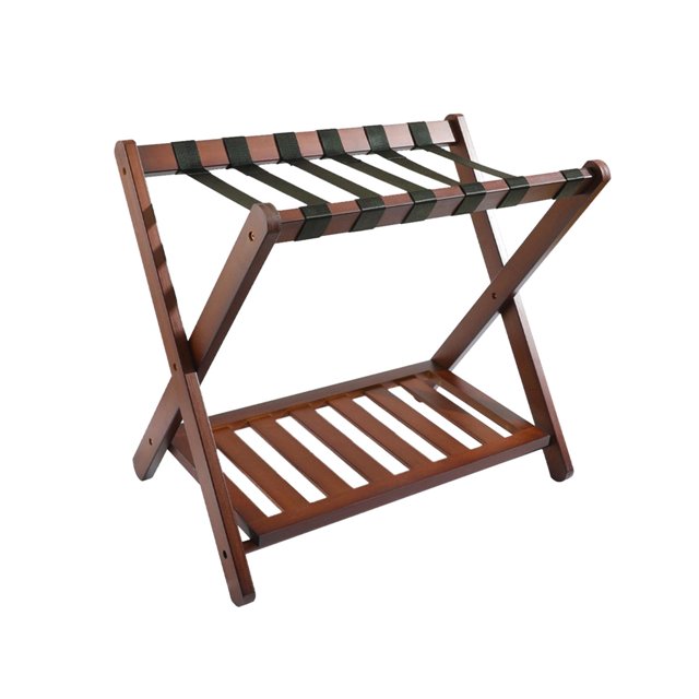 ZLight Support de Valise Pliant Support de Valise Multifonction en Nylon avec Sangles Brunes Robuste Brun 68x45x55cm