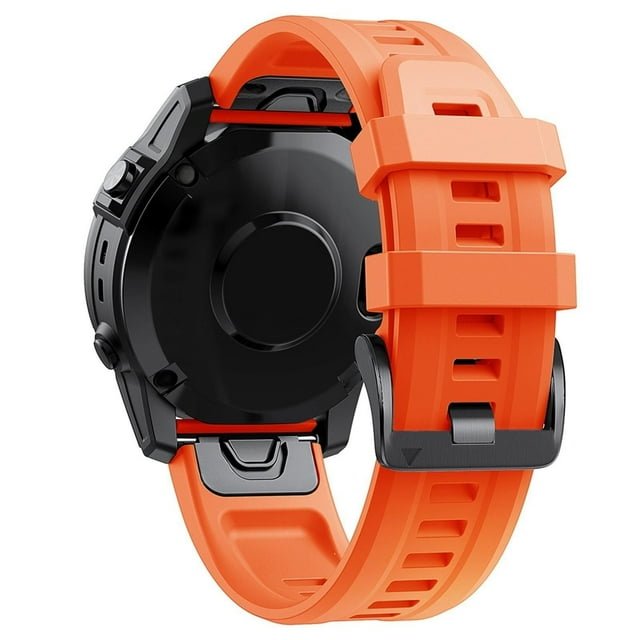 22mm Quick Release Silicone Watch Strap With Metal Buckle Official Style Easy Swap