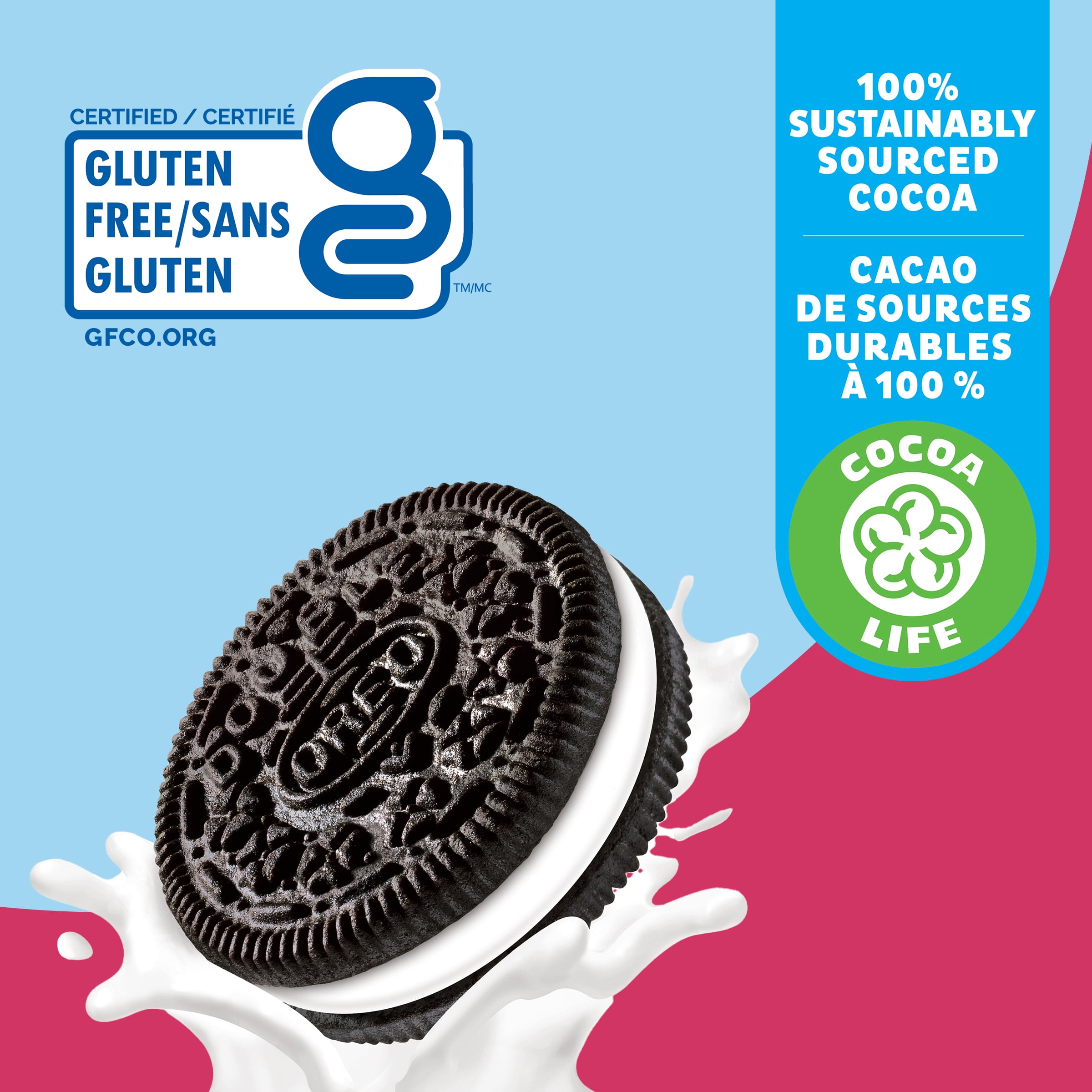 OREO Gluten Free, Double Stuf Chocolate Sandwich Cookies