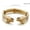 gold wolf, variant on Men Lion/ wolf Cuff Bangle Bracelet Cable Wire Bangle Stainless Steel Jewelry-silver wolf