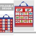 thumbnail image 4 of KALLORY  Blue Teacher Supplies Pocket Chart for Word Recognition, 4 of 7