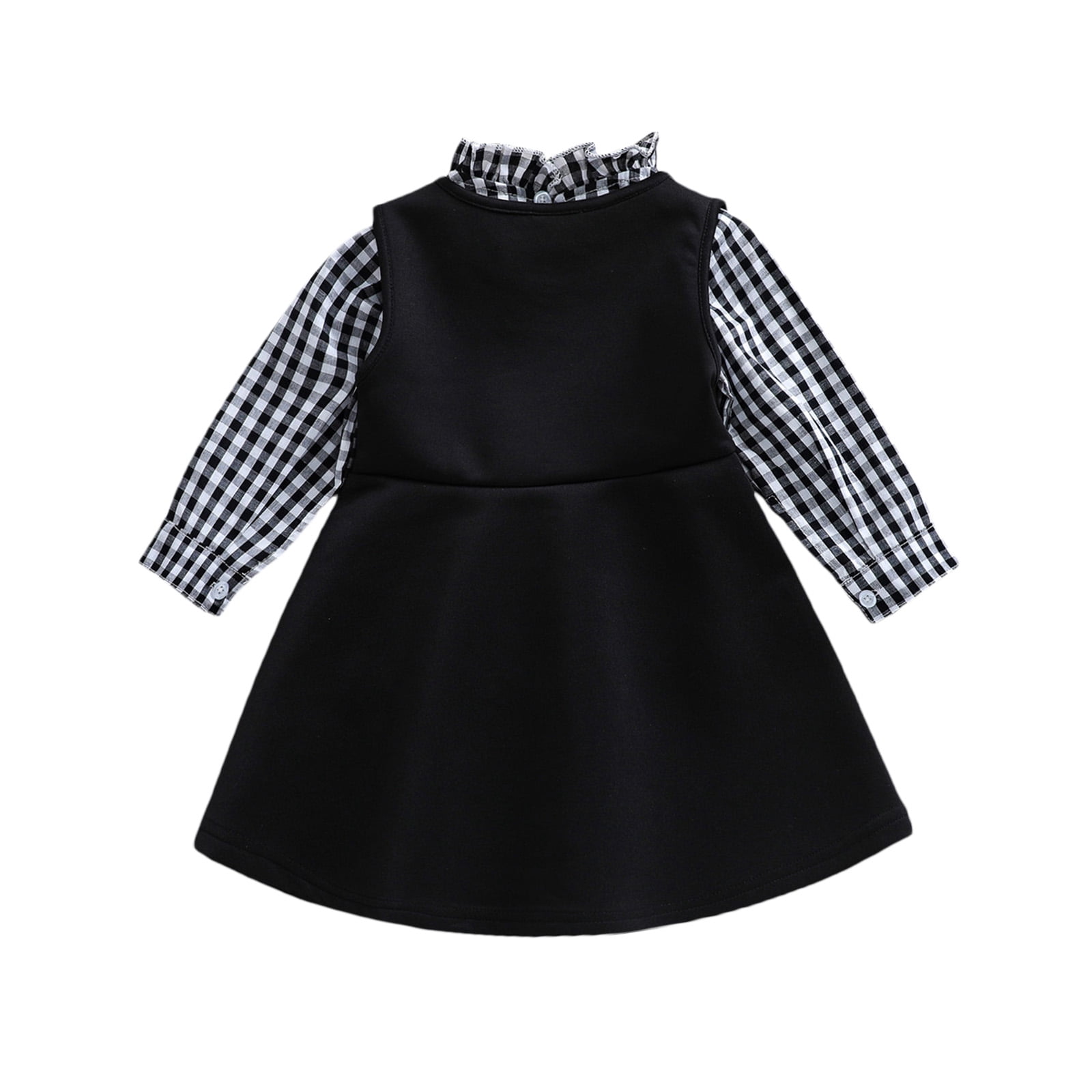 ZAXARRA Girl?s Plaid Long Sleeve Shirt 
