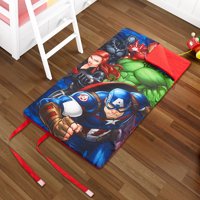Marvel Avengers Kids Slumber Bag, Machine Washable w/ Side Zipper