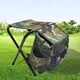 thumbnail image 5 of Backpack Chair 600D Oxford Cloth Reinforced Steel Pipe Large Storage Capacity Folding Stool for Fishing Camping, 5 of 5