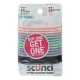 thumbnail image 2 of (4 pack) Scunci No Damage Hair Elastics, Assorted Colors & Black, 30-Count, 2 of 3
