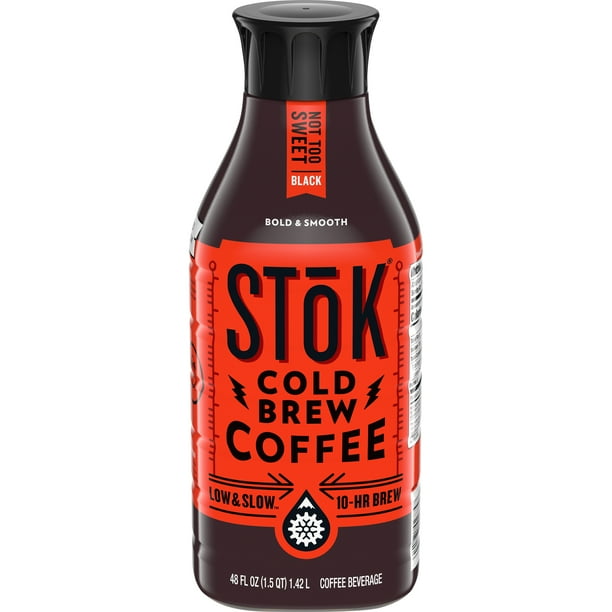 SToK Not Too Sweet Cold Brew Coffee, 48 Oz.