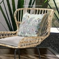 thumbnail image 2 of Honeybee on Flower Throw Pillow with Removable Cover in Light Green Purple Brown 20x20, 2 of 5