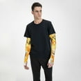 thumbnail image 5 of Easygdp Honey Bee Adult Ice Silk Sunscreen Arm Cover with Thumbhole, Cooling Compression Arm Cover for Running, 5 of 8