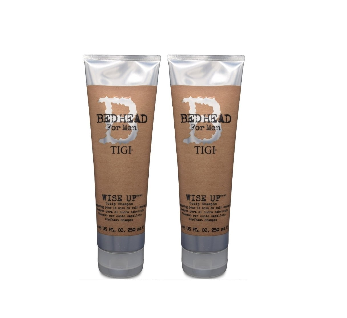 TIGI Bed Head For Men Wise Up Scalp Shampoo 8.45 fl oz (Pack of 2)