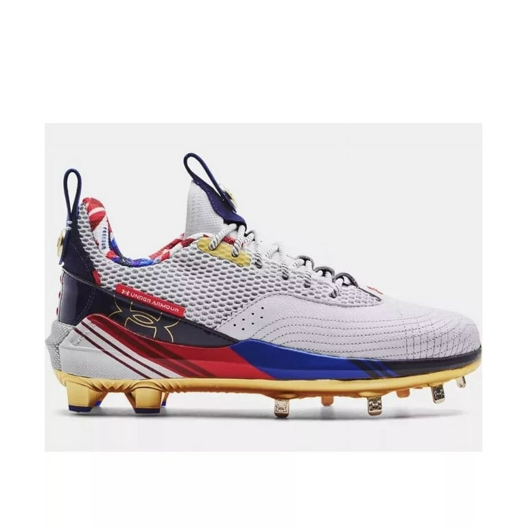 Under Armour Men's Bryce Harper 7 Low ST Baseball Shoes 8.5 White