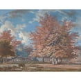thumbnail image 3 of George Barret 18x15 Black Modern Framed Museum Art Print Titled - View in a Park, 3 of 5