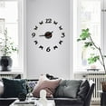thumbnail image 1 of Home Office Wall Decor Diy Wall Clock 3D Mirror Surface Sticker Home Office Decor Clock, 1 of 6