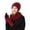 Red Hat fot Girl and Boy, variant on AINIYS Winter Warm Wool Hat Scarf Gloves Set Double Layer Thick Knit Windproof Ear Protection Ideal for Casual Wear Accessory for Women Beige Free Size