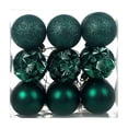 thumbnail image 2 of 18PCS 6CM Christmas Ornaments Set Shatterproof Christmas Tree Hanging Balls Pendants Decorative for Home Holiday Christmas Decoration Indoor, 2 of 6