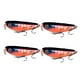 thumbnail image 3 of Advancent 4 piezas de cebos, señuelos artificiales de plástico, Crankbait de agua de mar para exteriores, río, océano, barco, playa, Type3 NO3, 3 of 6