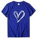 thumbnail image 2 of Ichuanyi Liquidación de mujeres Mujeres Impresión de color de mangas de mangas cortas Tops de camiseta ICHUANYI WER2023081603706, 2 of 3