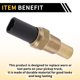 thumbnail image 5 of Sensor de temperatura del refrigerante Unique Bargains para Toyota 4Runner Base 2.7L L4 - Gas 1996-2000 No.8342020040, 5 of 6