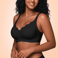 thumbnail image 3 of Wireless Seamless Minimizer Bra with W Jelly Support, Breathable Soft Comfort Bra with Adjustable Straps, 3 of 6