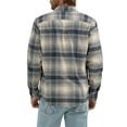 thumbnail image 2 of Wrangler Men's Long Sleeve Regular Fit Flannel Plaid Shirt, S-2XL, 2 of 4