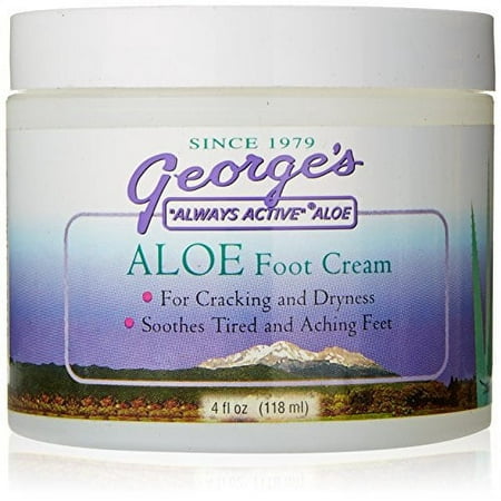 Georges Aloe Foot Cream, 4 Ounce