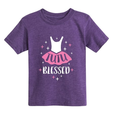 Short Sleeve Tutu - Tutu Blessed - Toddler Short Sleeve Tee