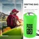 thumbnail image 4 of Organizador Bolsa seca impermeable JShteea Libre de BPA Saco Natación Kayak River Trekking 10L Verde, 4 of 8