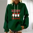 thumbnail image 2 of Merry Christmas Sweatshirt for Women Gnome Graphic Pullover Oversized Long Sleeve Hoodies Holiday Xmas Graphic Tops on Womens Sweatshirt, 2 of 7