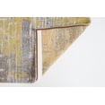 thumbnail image 3 of HomeRoots 548483 7 x 9 ft. Gray & Yellow Abstract Non Skid Rectangle Machine Woven Area Rug, 3 of 8
