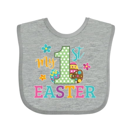 

Inktastic My 1st Easter Gift Baby Boy or Baby Girl Bib