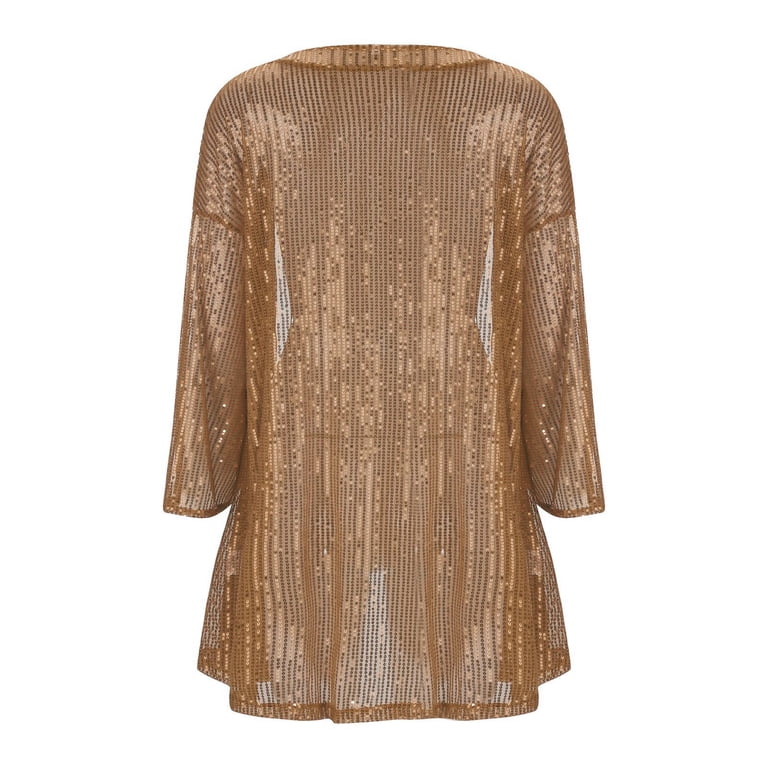 Summer Tops Cardigans plus Size Oatmeal Cardigan Sweaters for Women Kimono  Cardigans for Women plus Size Womens Sweaters Cardigan Women's Loose Sequin  ...