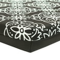 thumbnail image 4 of Outdoor Decor Ebony Medallion Print Bench Seat Cushion 48 x 18 in Black, 4 of 4