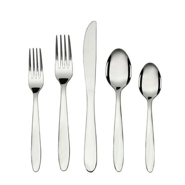 Mainstays Breck 20-Piece Stainless Steel Flatware Set, Service for 4