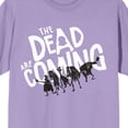 thumbnail image 2 of ParaNorman The Dead Are Coming Adult Orchid Crew Neck Short Sleeve T-shirt
-XL, 2 of 7