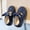 Dark Blue, variant on Girls Mary Jane Shoes with Scalloped Big Bow Soft Non Slip Patent Leather Dress Shoes for Daily and formal Occasions(5.5-6 Years)