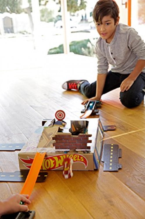 hot wheels track builder system stunt kit playset