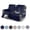 navyblue, variant on CHOK 2024 Loveseat Recliner Cover with Console 100% Waterproof Sofa Slipcovers Reclining Couch Covers Split Sofa Cover（Gray Blue）