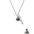 thumbnail image 2 of Delight Jewelry Resin Shark Silvertone Live the Life You Have Imagined Bar Charm Necklace, 23", 2 of 4