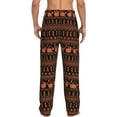 thumbnail image 3 of Uemuo Vintage Pumpkin Pattern Pattern Men's Wide Leg Palazzo Lounge Pants with Pockets Light Weight Loose Comfy Casual Pajama Pants-XX-Large, 3 of 9