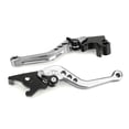 thumbnail image 3 of Brake Clutch Levers For YAMAHA YZF R3 R25 MT 25 2015-2017 Silver, 3 of 4