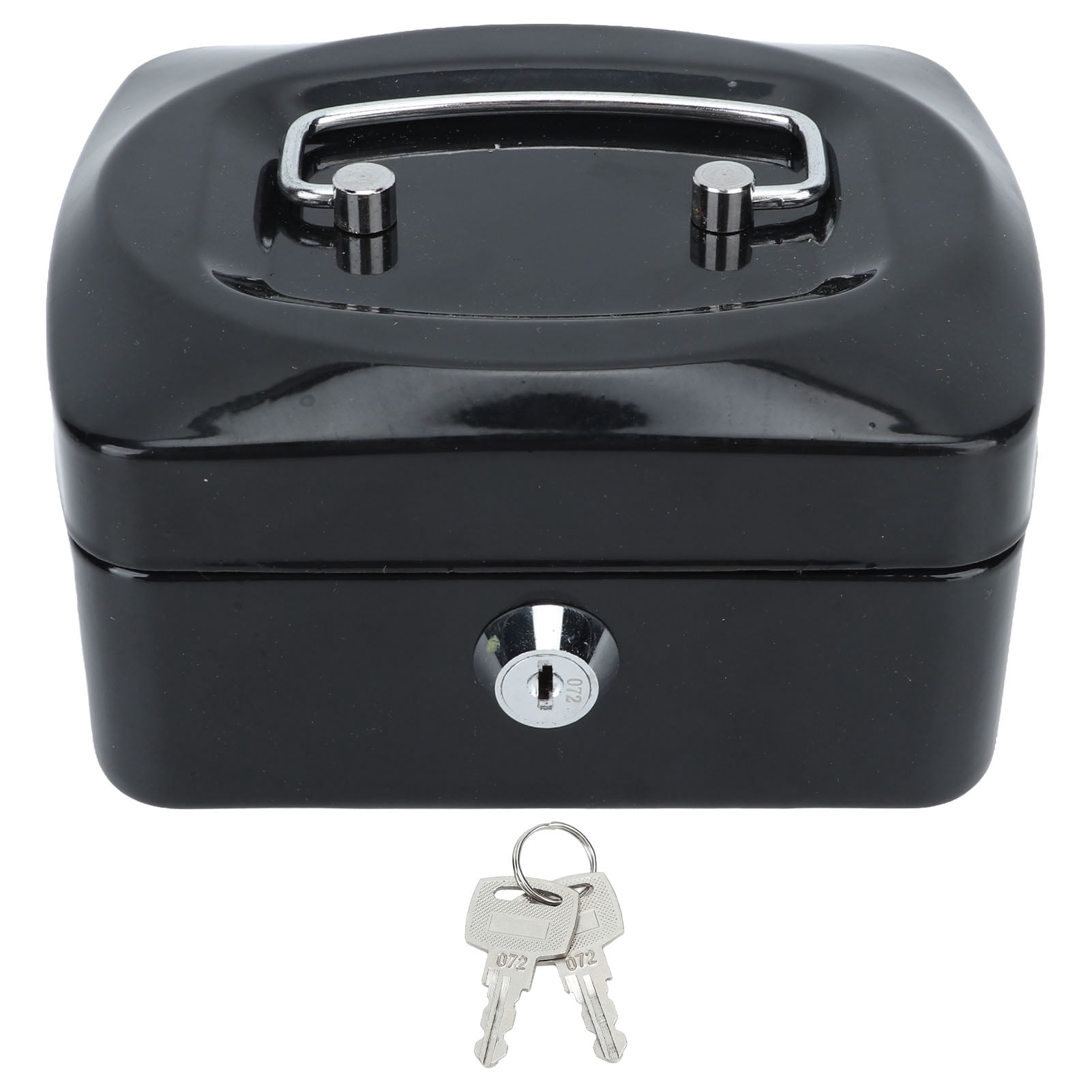 Mini Coffre De Sécurité Ignifuge Avec Serrure à Clé - 6 Compartiments - Portable & Verrouillable (Rose)