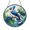 Acrylic 3.5 Inch, variant on Stained Glass Blue Jay Panel Colorful Songbird Design Round Window Hanging Decor Nature Inspired Home Accent