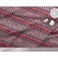 thumbnail image 2 of Soimoi Poly Georgette Fabric Animal Skin & Animals Group Printed Fabric 1 Yard 42 Inch Wide, 2 of 3