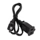 thumbnail image 5 of Cable de extensión NEMA 1‑15P A NEMA 1‑15R 1 metro 10A 125V NikouMX, 5 of 8